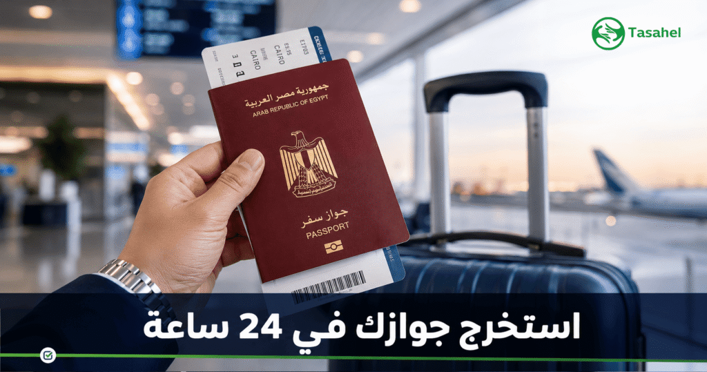 استخراج جواز السفر المصري 2026 مع تساهيل