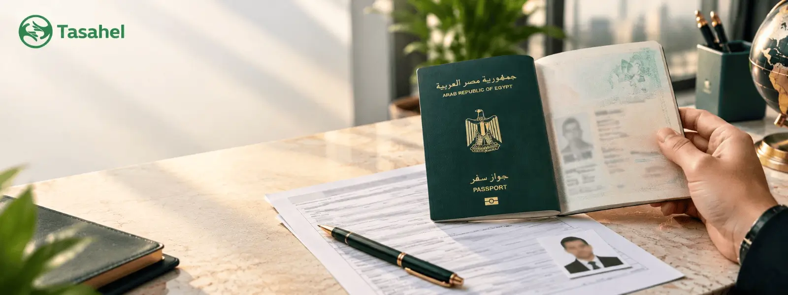 خدمات إصدار وتجديد جواز السفر المصري - تساهيل
